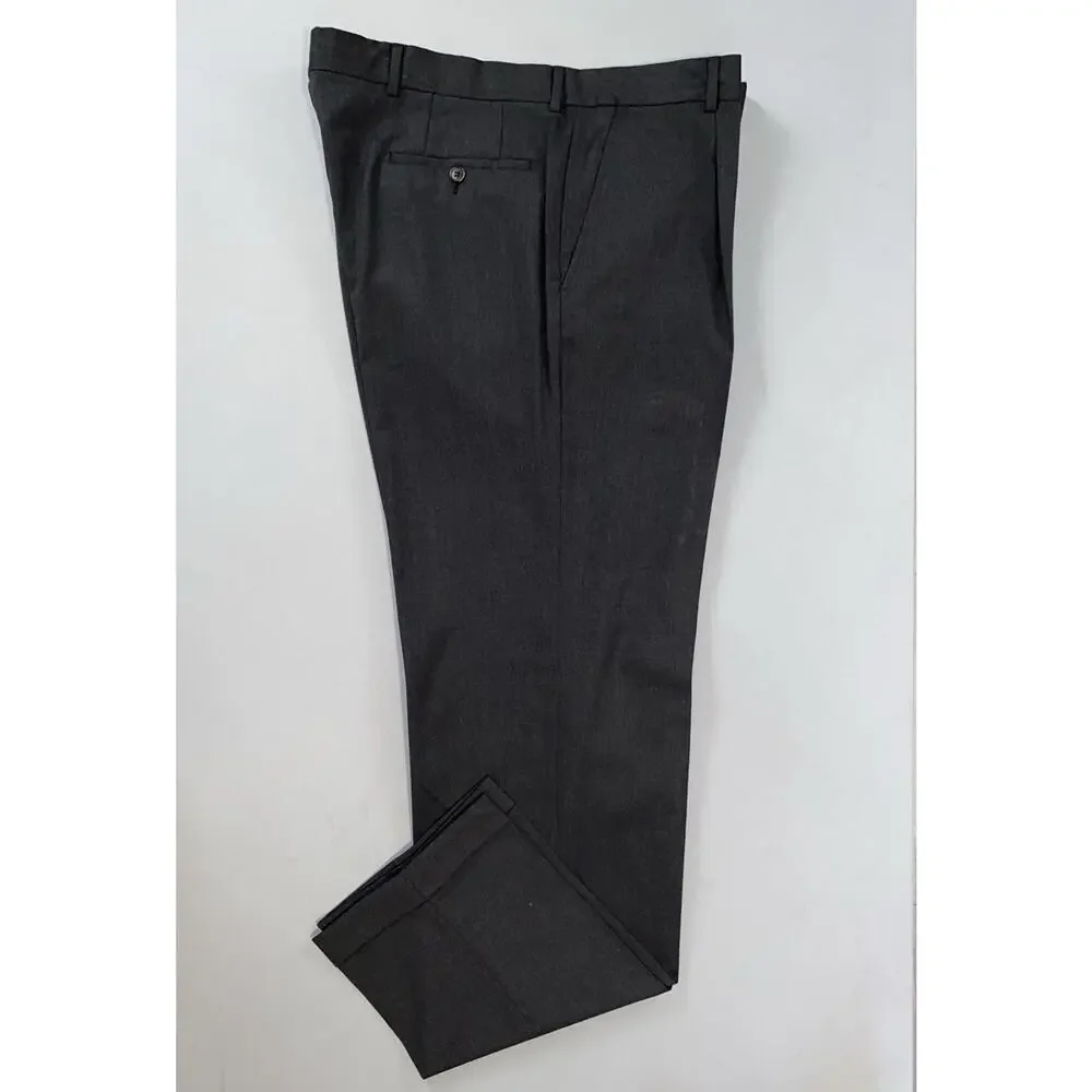 Hugo Boss Dr Hook US Single Pleat/Cuffed Wool Dress Pants, Slacks. 35R, 38X34.5